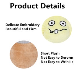 JHESAO - Juego de 3 piezas de plantas y zombis de tres personas de felpa Zombies - Juguetes de peluche de imitación PVZ 1 2 muñecas de ajo suave para los fanáticos de los niños, gran regalo para