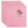 Vileda Professional Vileda 143586 micro cleaning cloth, pink, red, 5