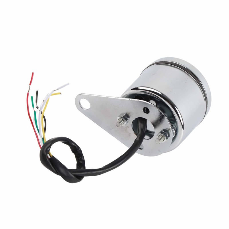 Motorcycle Digital Tachometer Tacho Speedometer Gauge 2 Airguide Cylinder Modified
