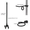 Gooseneck Microphone Stand, 19.69" Flexible Adjustable Arm with Super Crab