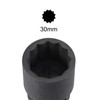 TA-VIGOR 12-Point Deep Impact Socket, 3/4-Inch Drive 30mm Metric Spindle