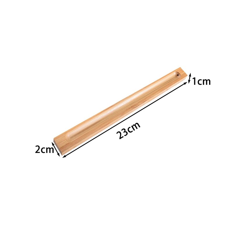 Lanito Incense Burner, Bamboo Horizontal Incense Plate, Stylish Incense Holder,