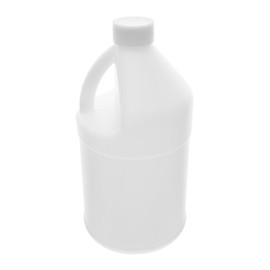 Gatuida White Plastic Jug with Handle Leakproof Refillable Bottle for Milk Shower Gel Hand Soap Multi Purpose Container for Household and Travel Use