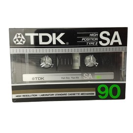 TDK SA - Cinta de Casete de Audio de Alta resolución Tipo II (90 Minutos, descontinuado por el Fabricante)
