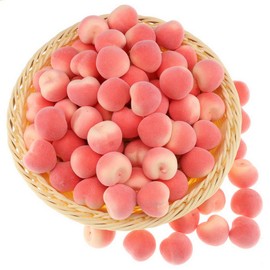 Gresorth 30pcs Mini Artificial Peach Decoration Fake Fruit Home Party Christmas DIY Material - 3.5 cm