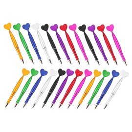 jojofuny 40pcs Heart Shaped Ballpoint Pens Cute Mermaid Tail Retractable Ink Pens for Writing Drawing School Supplies Party Favors for Office Use