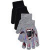 Polar Wear Boys Scary Skeleton Monster Knit Glove Set For