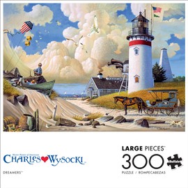 Buffalo Games - Charles Wysocki - Dreamers - 300 Piece Jigsaw Puzzle for Adults 14 and up Challenging Puzzle Perfect for Game Nights - Finished Puzzle Size is 21.25 x 15.00