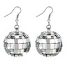 Disco Ball Earrings, Dangle Retro Style for Women