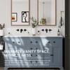 Wall Mount Bathroom Faucet Matte Black,Solid Brass Wall Mounted Sink