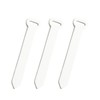 Nippon Chuko NBK Genuine Leather Parts for Ring Fasteners, White,