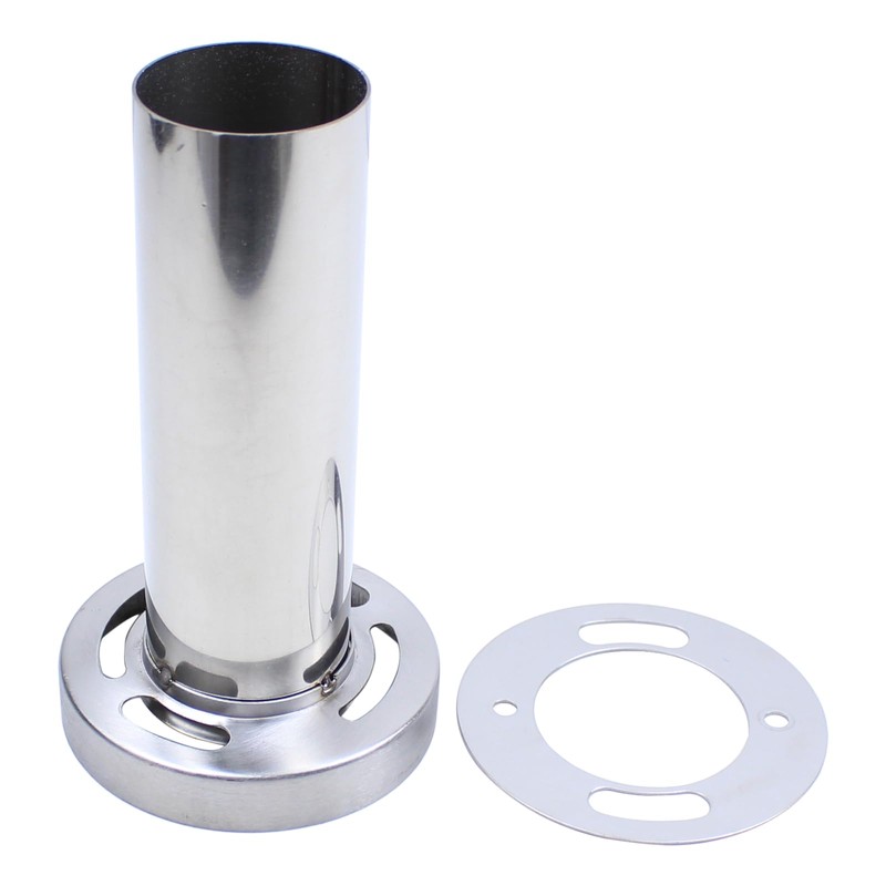 ApplianPar 4'' inch Adjustable Stainless Steel Round Exhaust Muffler Tip