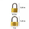 12 Pcs Small Metal Padlock 20mm-30mm Mini Brass Lock With