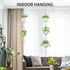 IDEEEPAN 2 Pack Macrame Plant Hanger (49"&72"), Fits 4-8" Pots,