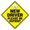 iwantthatsign.com New Driver Please Be Patient Autoschild, 14 cm x