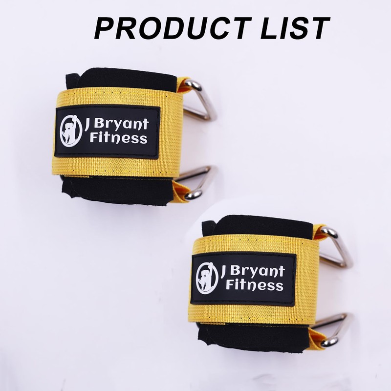 J Bryant Neoprene Padded Wrist Straps with Adjustable Triangular Hook&Loop