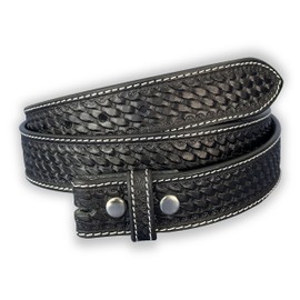 DANIEL'S ARTPLANET Western Leather Belt Strap for Men Handmade Cowboy Full Grain One Piece Leather Engraved Tooled 1.5”, Black, 32