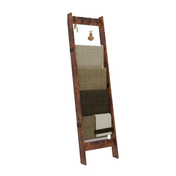 TRIFEBLE 6 Tier Blanket Ladder Shelf for Living Room and
