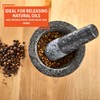 IMUSA USA Small Polished Mortar and Pestle, 3.75”, Granite