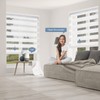 Grandekor Motorized Zebra Blinds with Remote Control, Smart Blinds Custom