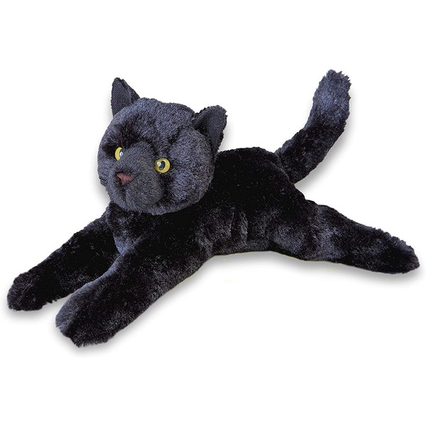 Douglas Cuddle Toys Plush Tug Black Cat Soft and Cuddly (14")