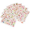 Bkrdty Xmas Themed Stickers 10 sheets Christmas Glitter Decals Stickers