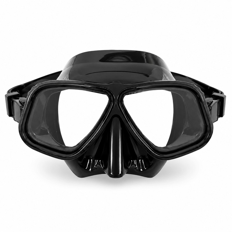 Two-Window Snorkel Diving Mask for Adults – Wide View Anti-Fog