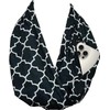 Scarves for Women, Ladies, Infinity Scarf with Zipper Pocket Pattern