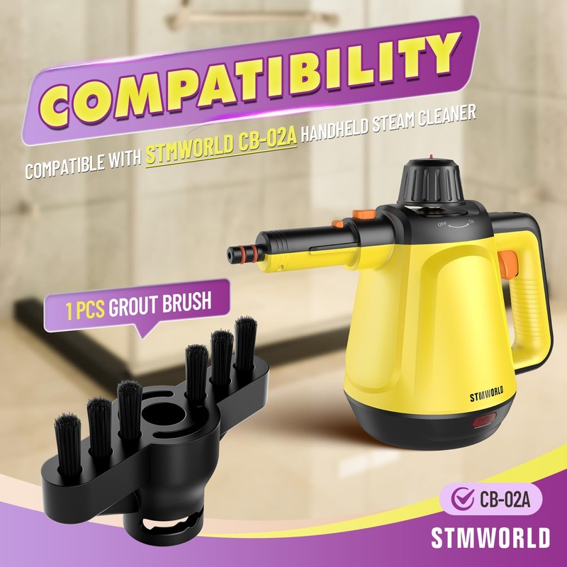 STMWORLD Steam Cleaner Replacement Grout Tool, 1 Packs Steam Cleaner