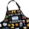MYSOMY Argentina Aprons With Pocket Argentina Flag Apron Buenos Aires