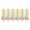 6pcs G4 LED Bulb 700LM 7W 72LED 360 Degree Lighting