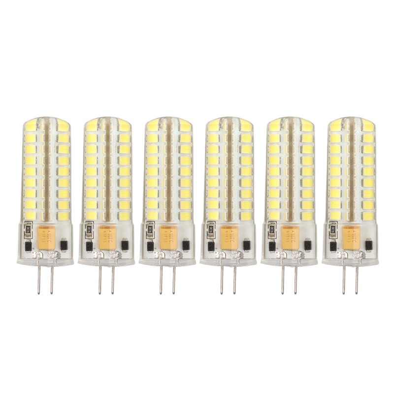 6pcs G4 LED Bulb 700LM 7W 72LED 360 Degree Lighting
