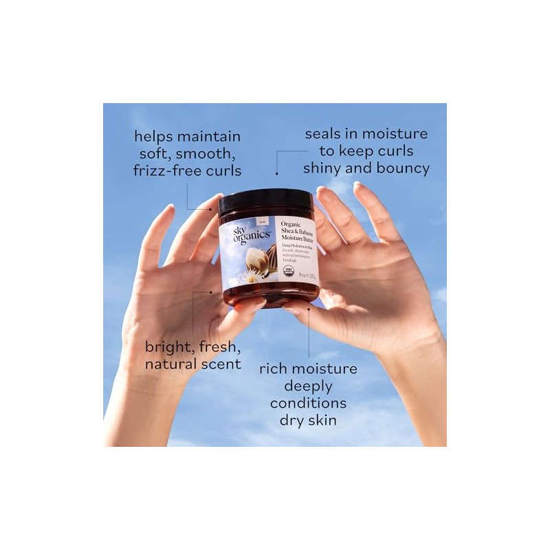 Sky Organics Manteca Hidratante Org?nica de Karit? y Babas?(227 G)
