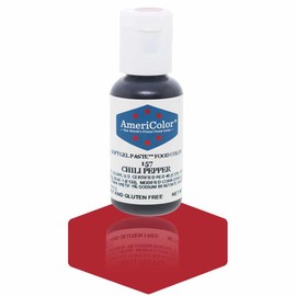 AmeriColor Soft Gel Paste Food Color, Chili Pepper, 0.75 Ounce Bottle