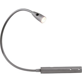 Heitronic LED-Nachttischlampe 1.5W Warm- white Berta 27745 silver