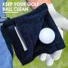 TOUNER Swing Swear Repeat Funny Golf Ball Cleaning Towel Pocket
