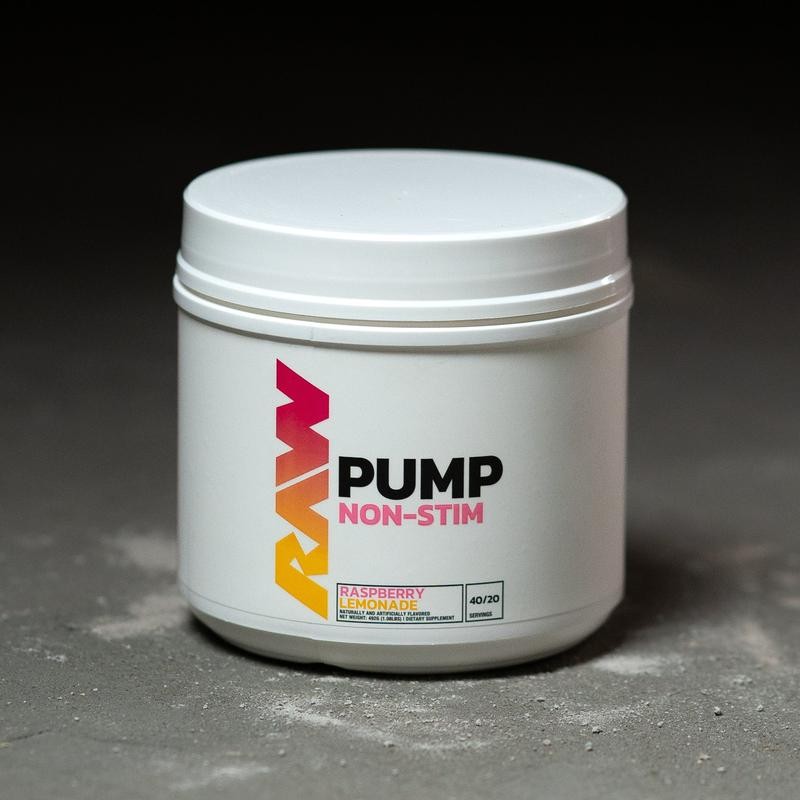 PUMP Non-stim Pre-Workout - Flavors: Raspberry Lemonade