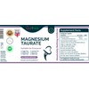 Natural Magnesium Taurate 500mg Premium Quality Ideal Strength 100 Vegan