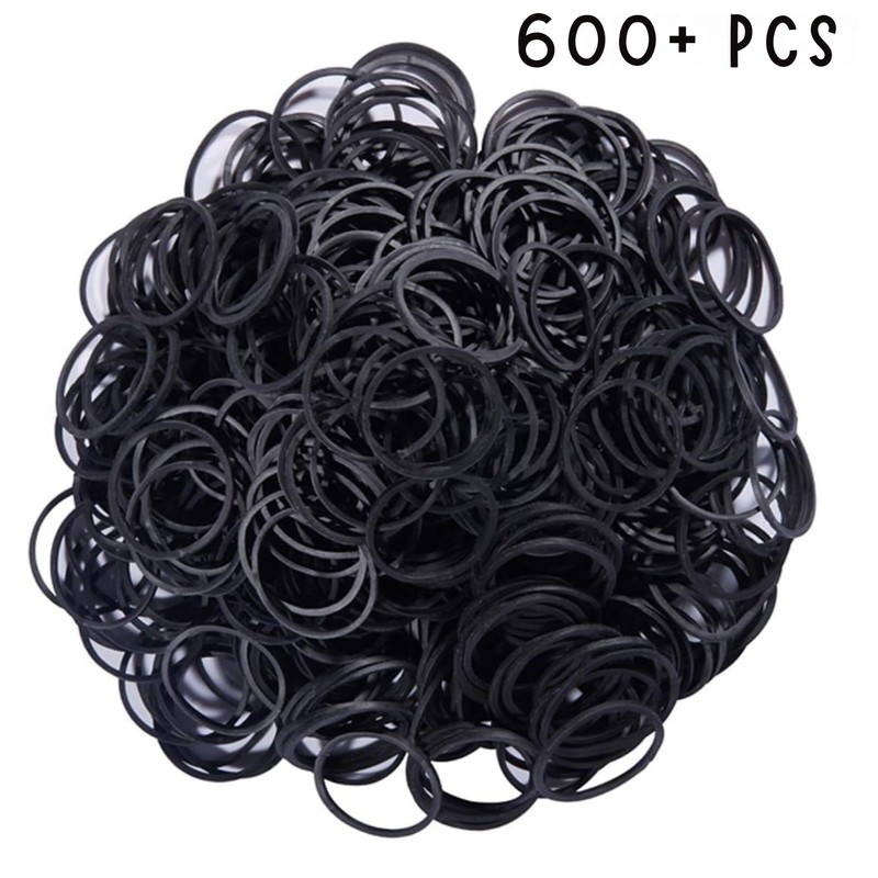 600+ Loom Bands Refill Pack with Hook Tool and Colorful