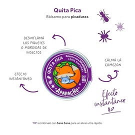 Apapacho Bálsamos - Quita Pica (Bálsamo para picaduras)