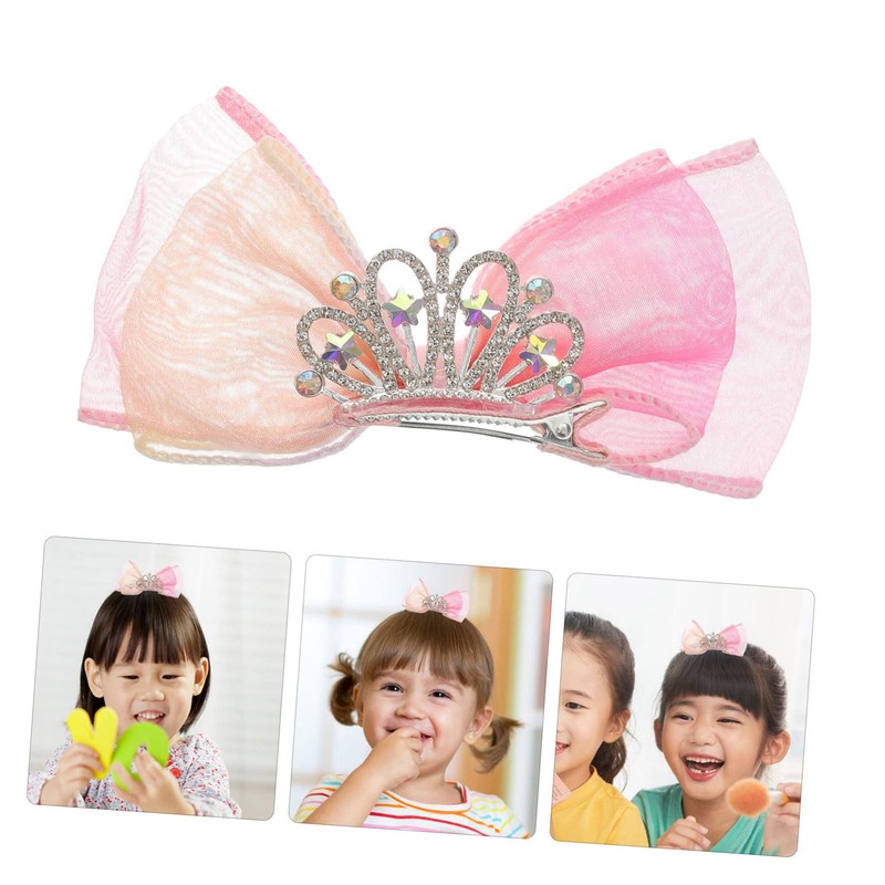 Mikinona Bow Hair Clips for Sparkly Glittery Hair Accessories Comfortable