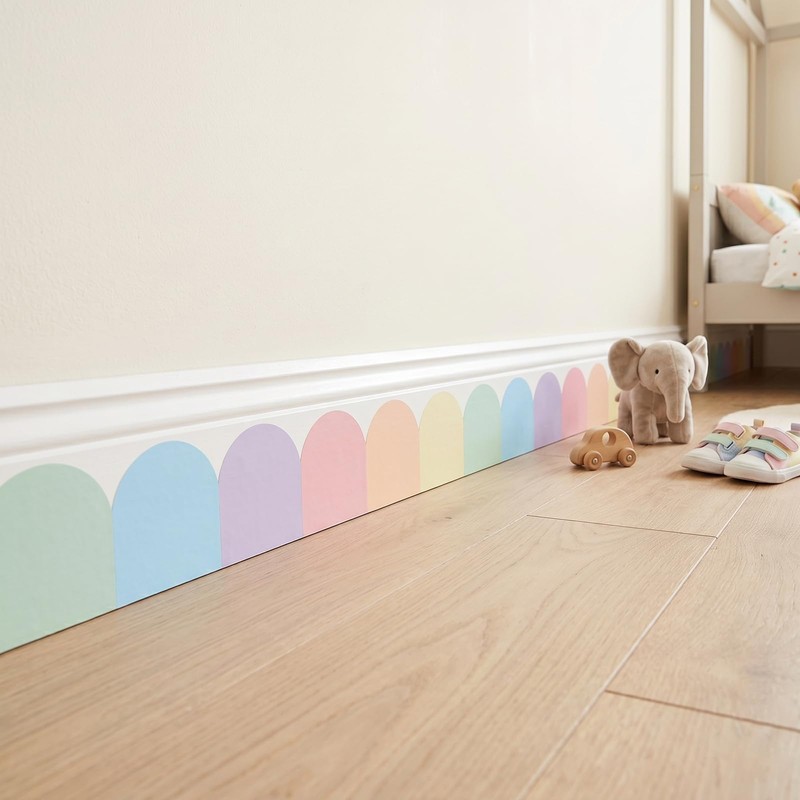 66FT Bulletin Board Borders | Pastel Classroom Decor Border Trim