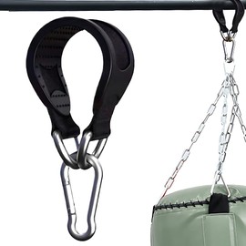 QACUU 2pc Multifunctional Non-Slip Harness, Heavy-Duty Hammock Straps & Swing Hanging Straps for Secure Outdoor Exercise and Boxing Bag Hooks