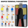 SWANAMB Ferrule Crimping Tool Kit with AWG23-7 Hexagonal Ferrule Crimper