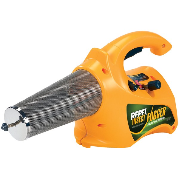 Repel 190397 Propane Insect Fogger for Mosquitoes, Flies, and Flying Insects in Your Campsite or Yard, 40 oz., Yellow