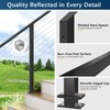 Gyykzz 42" Cable Railing Stair Post for 28-38 Degrees Stairway,