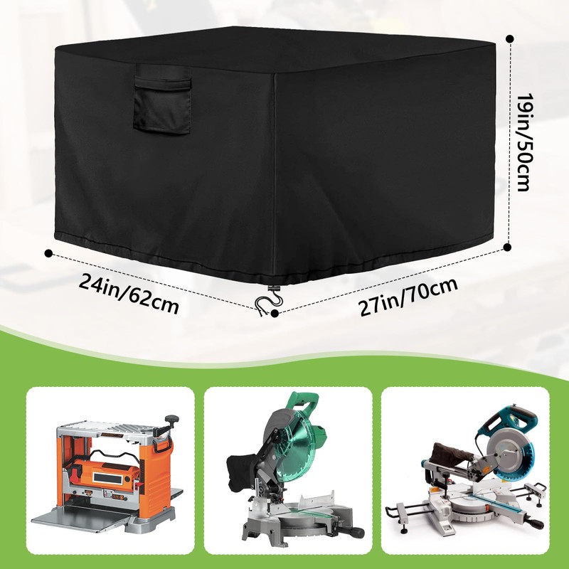 MUTUSHI Miter Saw Cover Portable Table Saw Cover Fit for