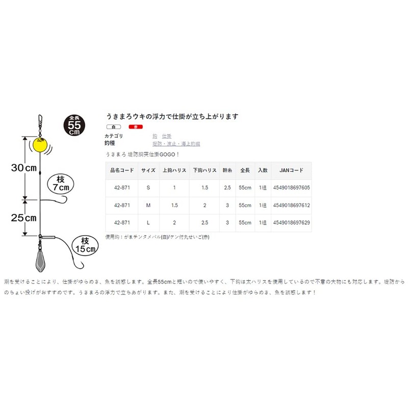 Gamakatsu Ukimaro Embankment Torso Projection System GOGO! L