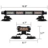 ASPL 16.8 Inch LED Strobe Flashing Light Bar, 26 Flashing