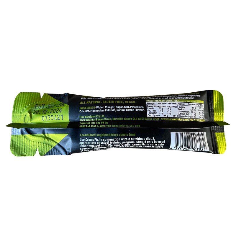 CRAMPFIX Crampfix QuickFix Shot Sachets - Fast & Effective Relief
